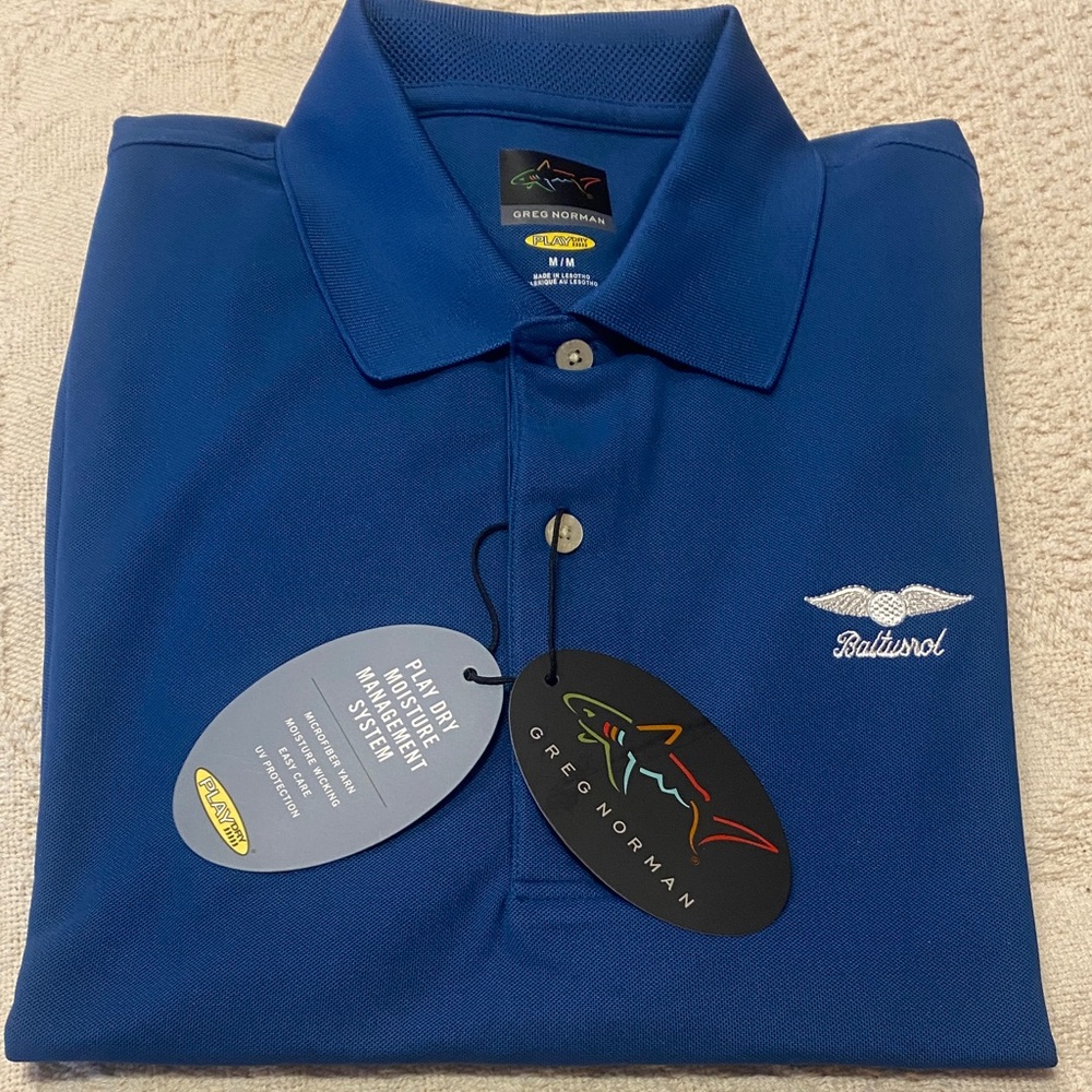 Greg Norman Collection Royal Blue Polo Shirt